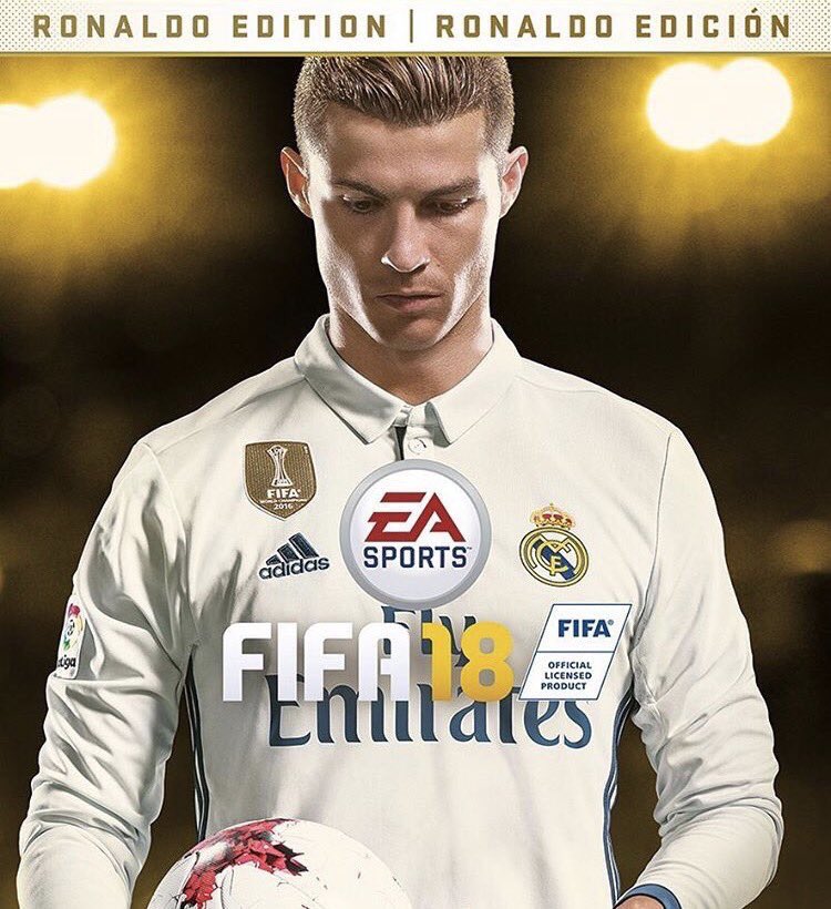 Cristiano Ronaldo en la portada del FIFA 18