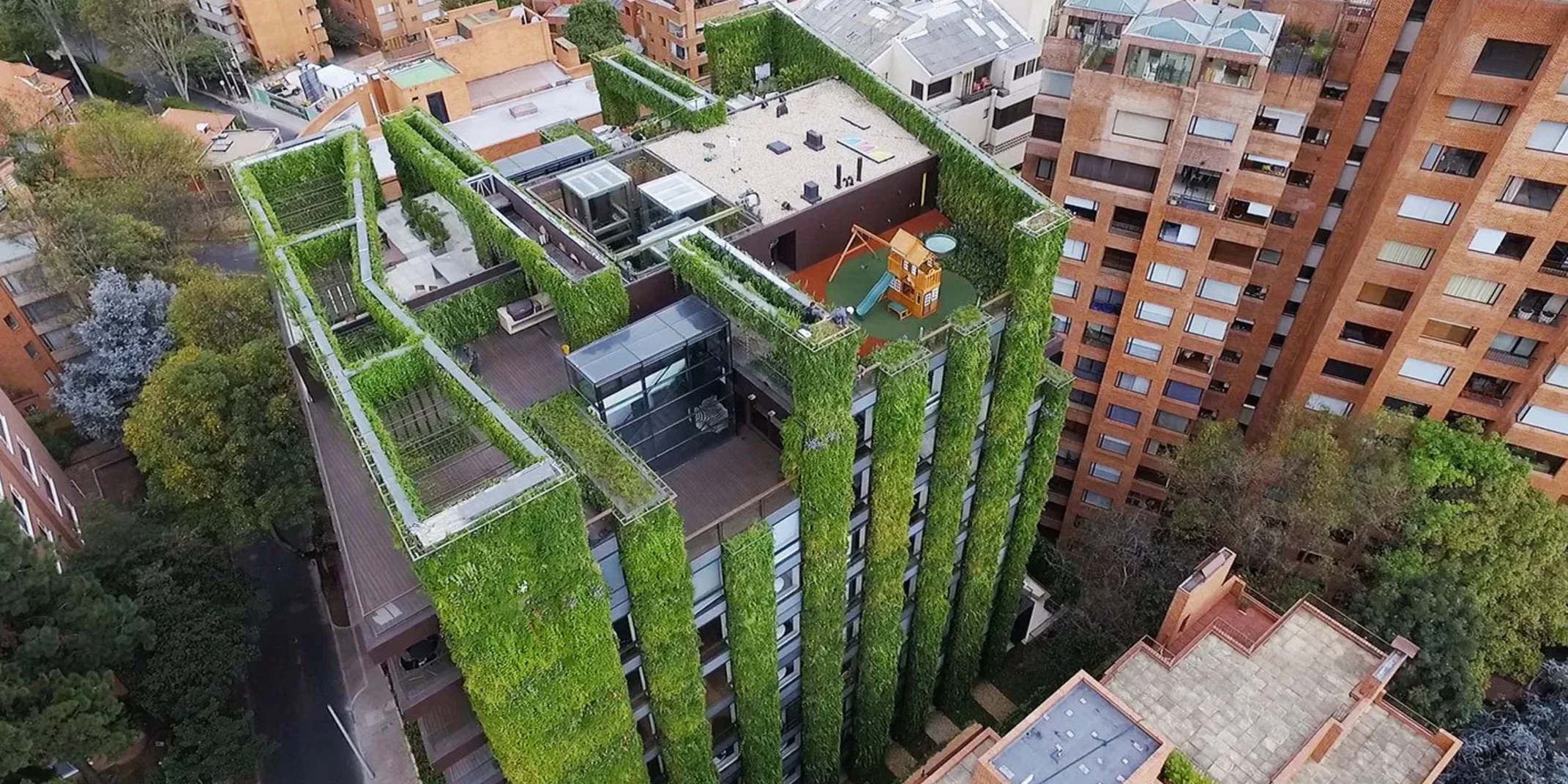 Jardines que se suben por las paredes en Colombia