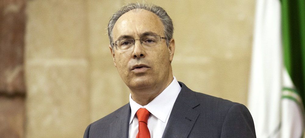 Juan Pablo Durán, presidente del Parlamento andaluz.