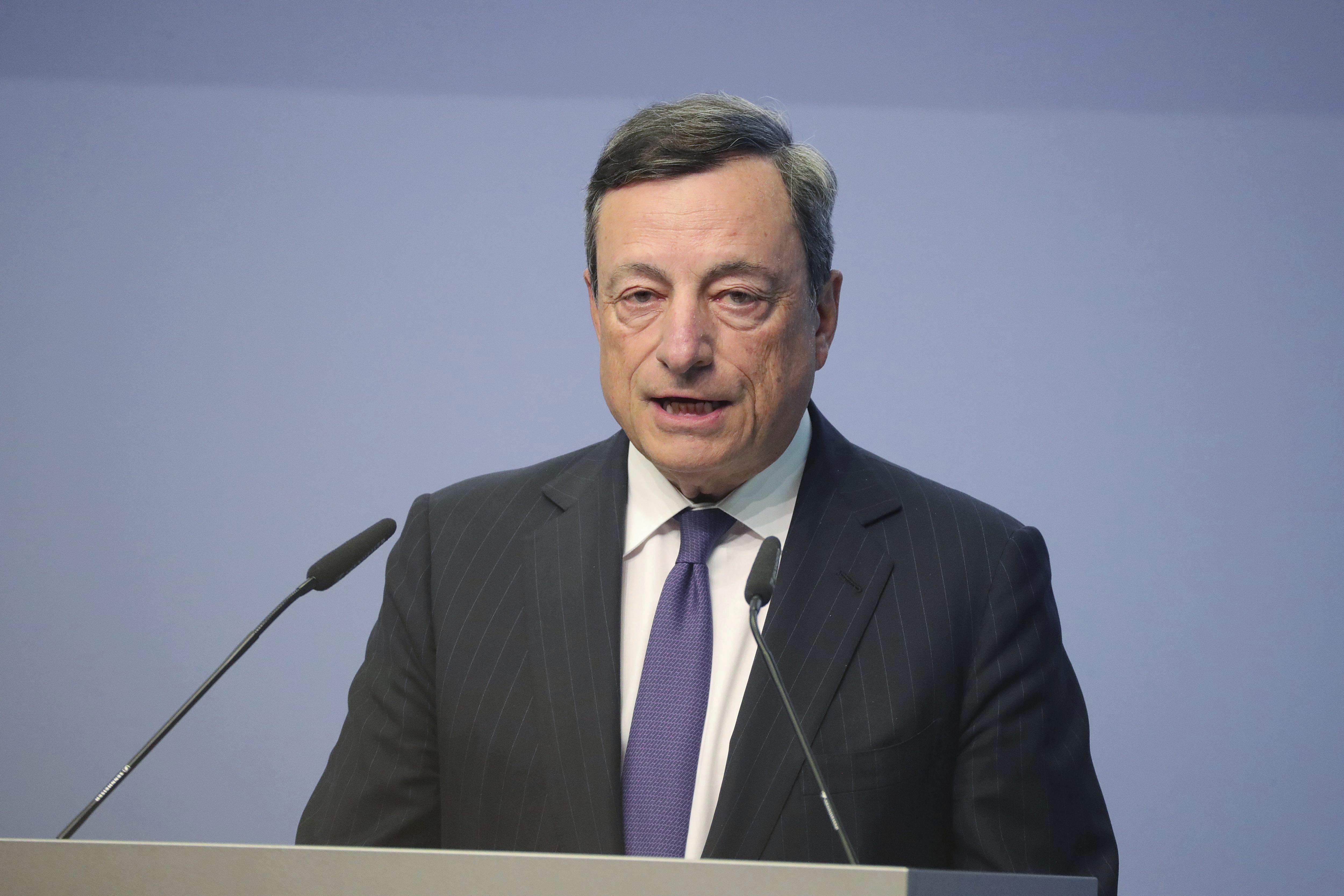 El presidente del Banco Central Europeo (ECB), Mario Dragh