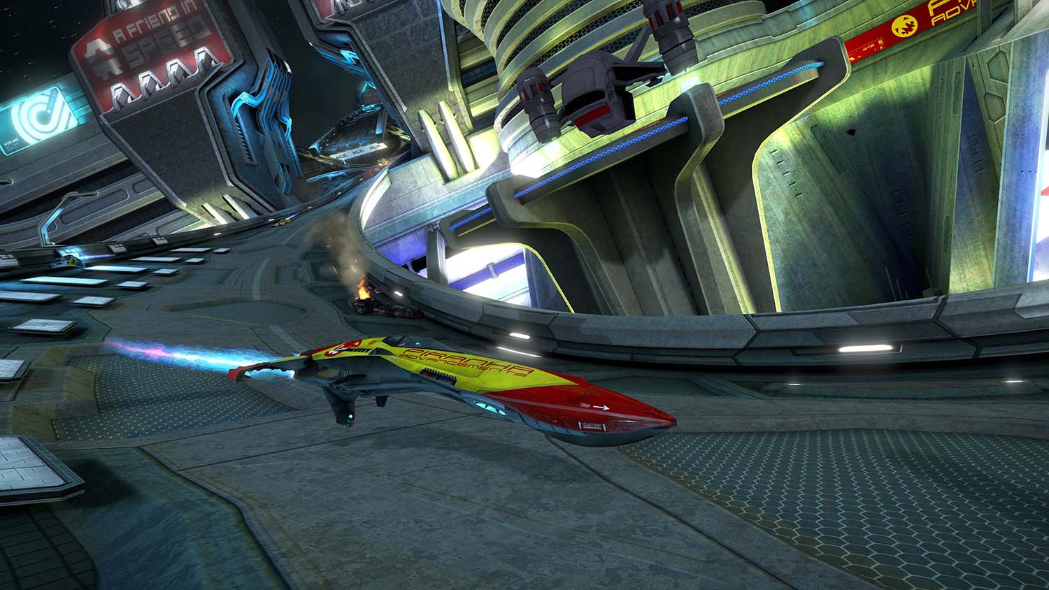 Captura del 'WipEout Omega Collection'