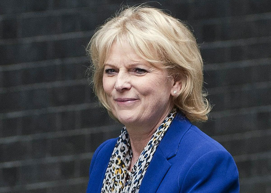 La diputada conservadora Anna Soubry llega a Downing Street, en Londres. 