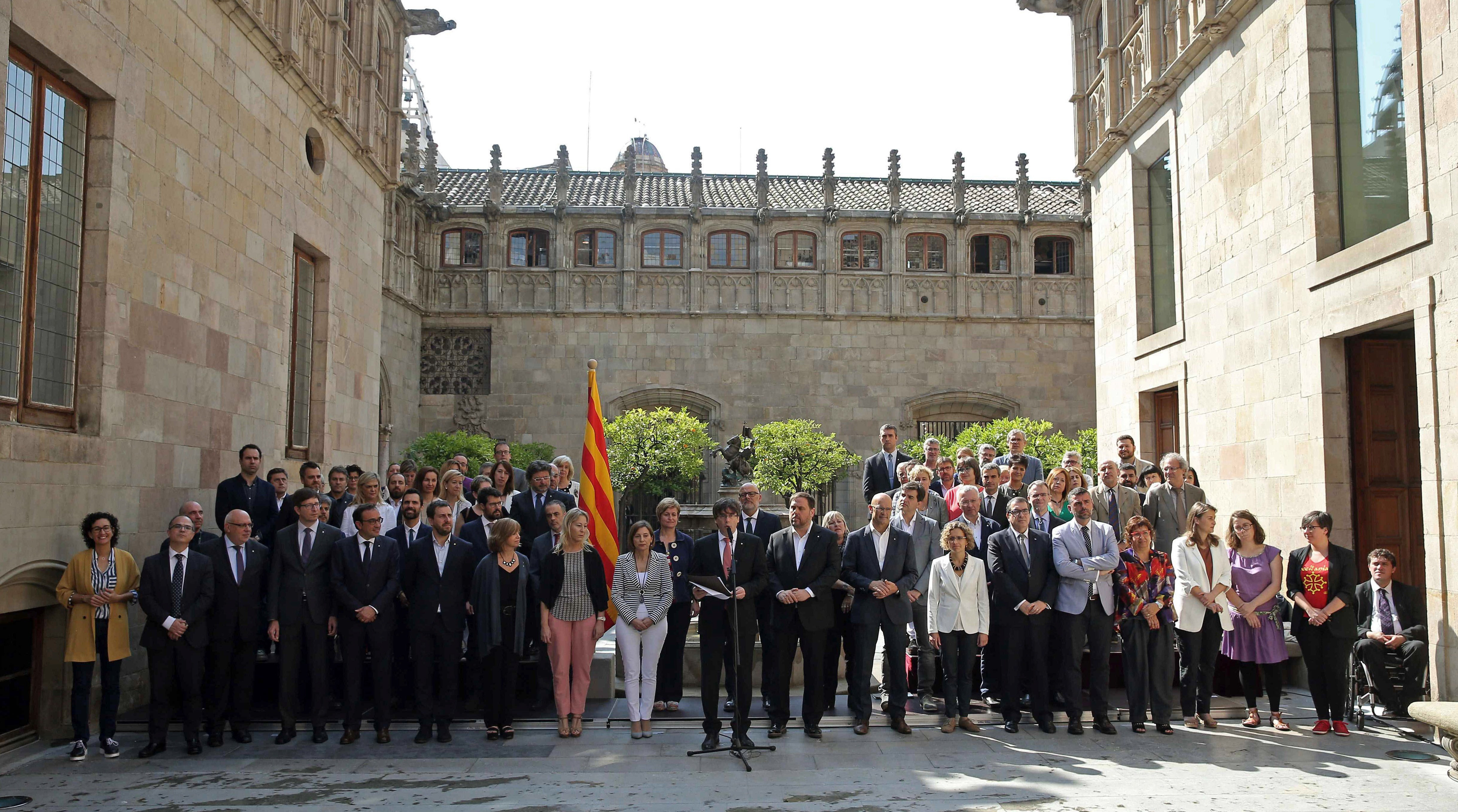 El presidente catalán anuncia un referéndum para el 1 de octubre