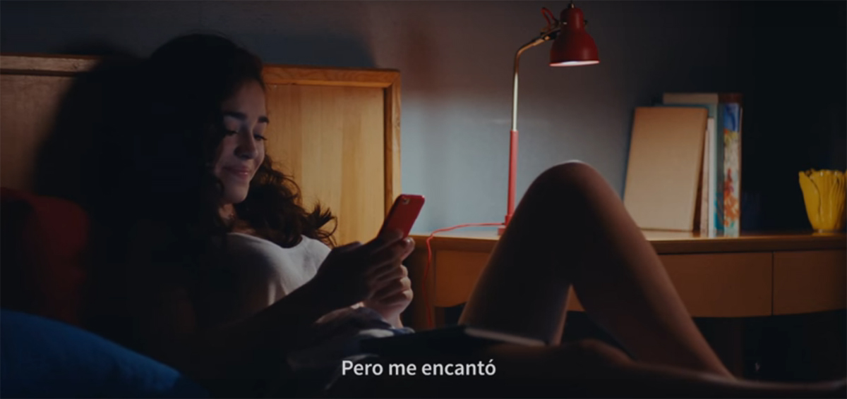 Imagen de la campaña Love Story de Movistar