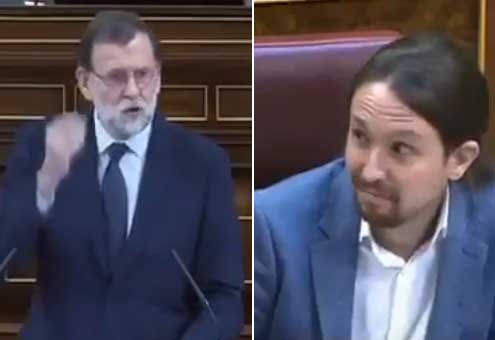 Mariano Rajoy y Pablo Iglesias