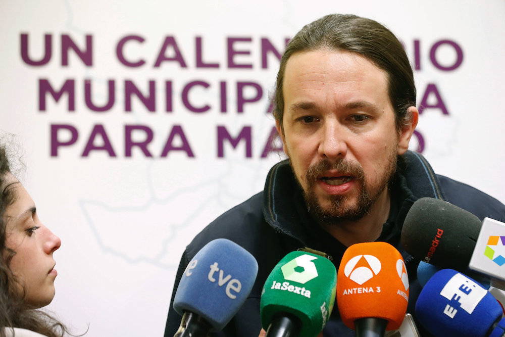 Pablo Iglesias, líder de Podemos.