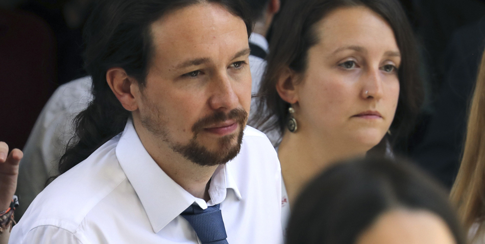 El líder de Podemos, Pablo Iglesias, el pasado jueves