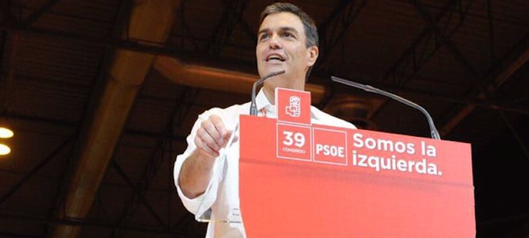 Pedro Sánchez, líder del PSOE.