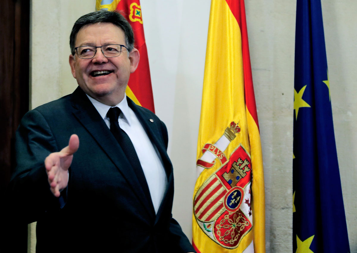 El president de la Generalitat valenciana, Ximo Puig