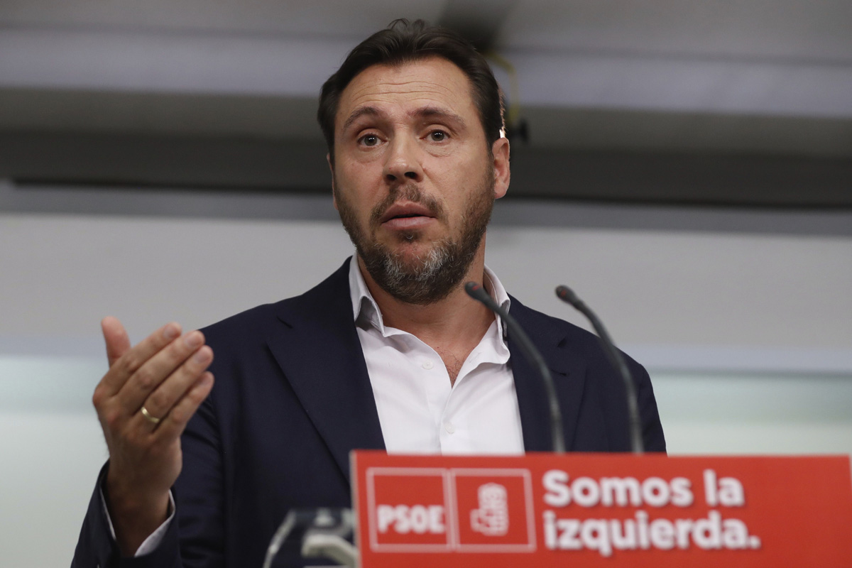 El portavoz del PSOE, Óscar Puente