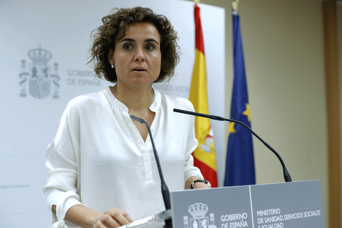 La ministra de Sanidad, Dolors Montserrat. 