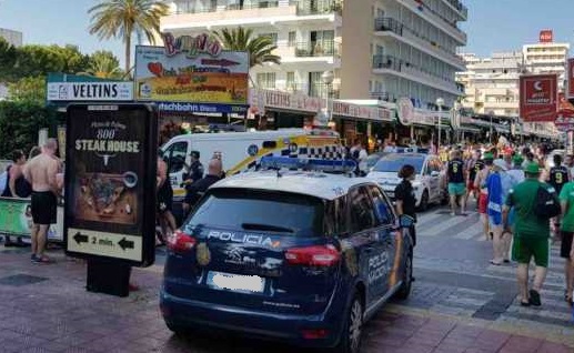 playa de palma pelea neonazis