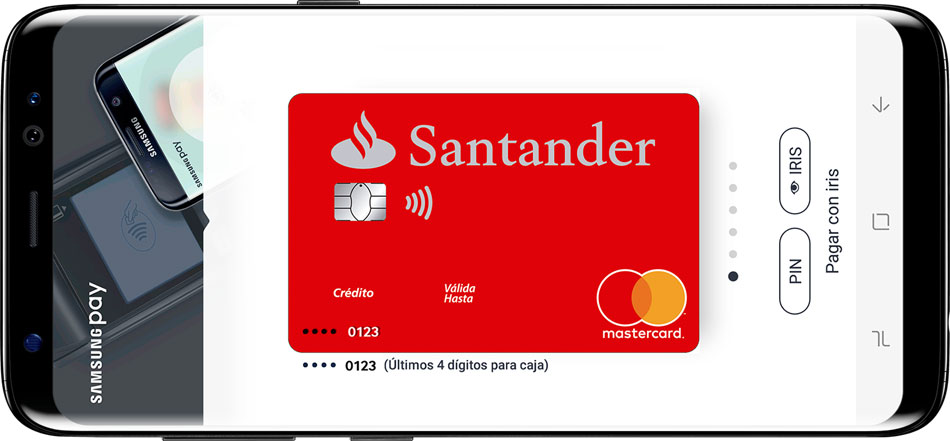 El Banco Santander lanza el servicio de pago por móvil de la mano de Samsung