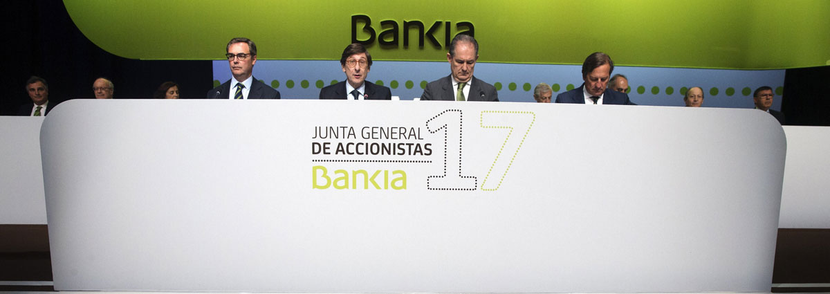 Junta general de accionistas de Bankia 