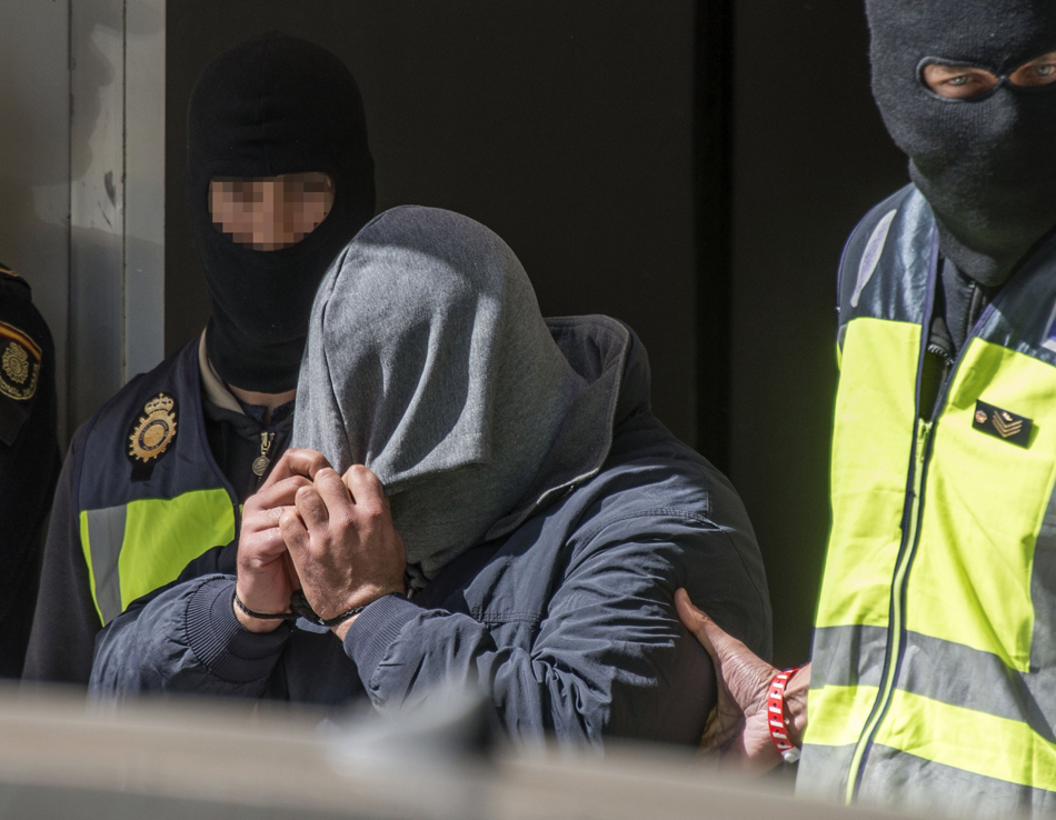 Imagen de archivo de una operación policial anterior contra el terrorismo yihadista en Palma de Mallorca