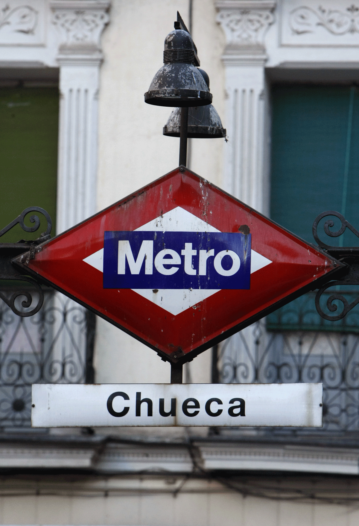 Parada de metro de Chueca.