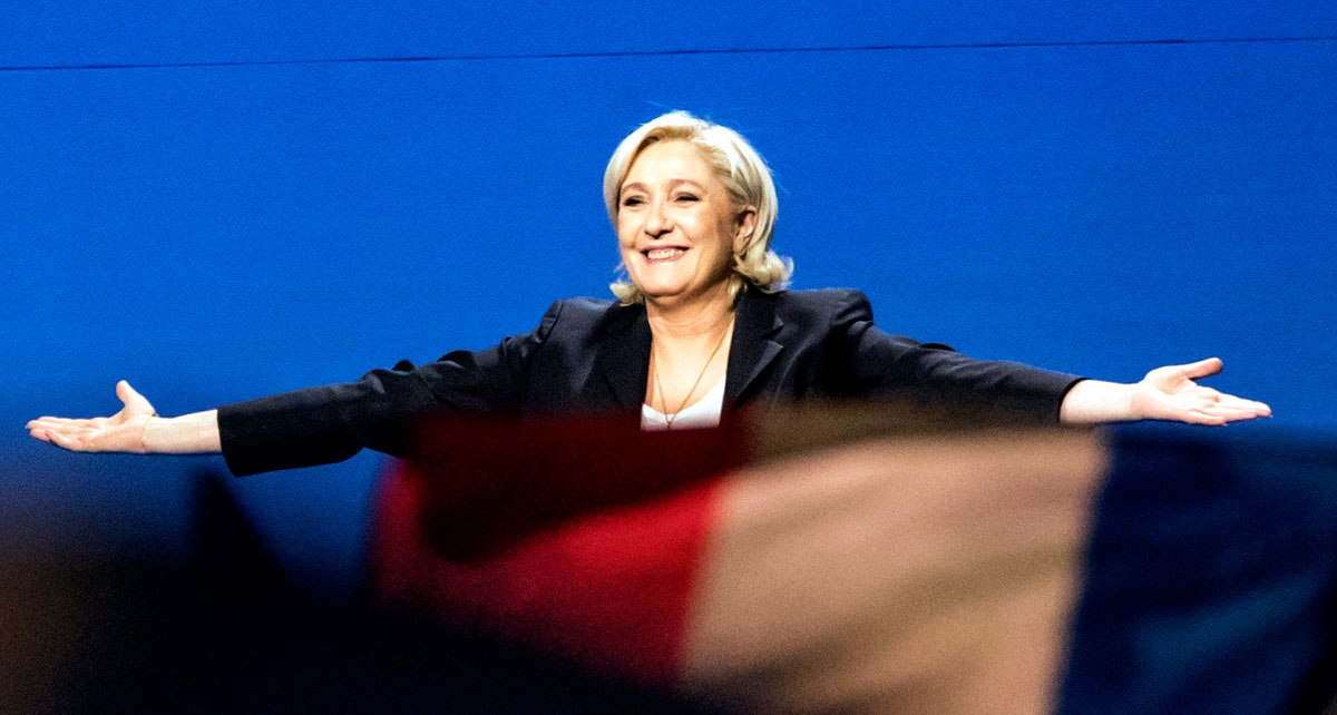 La líder ultraderechista, Marine Le Pen 