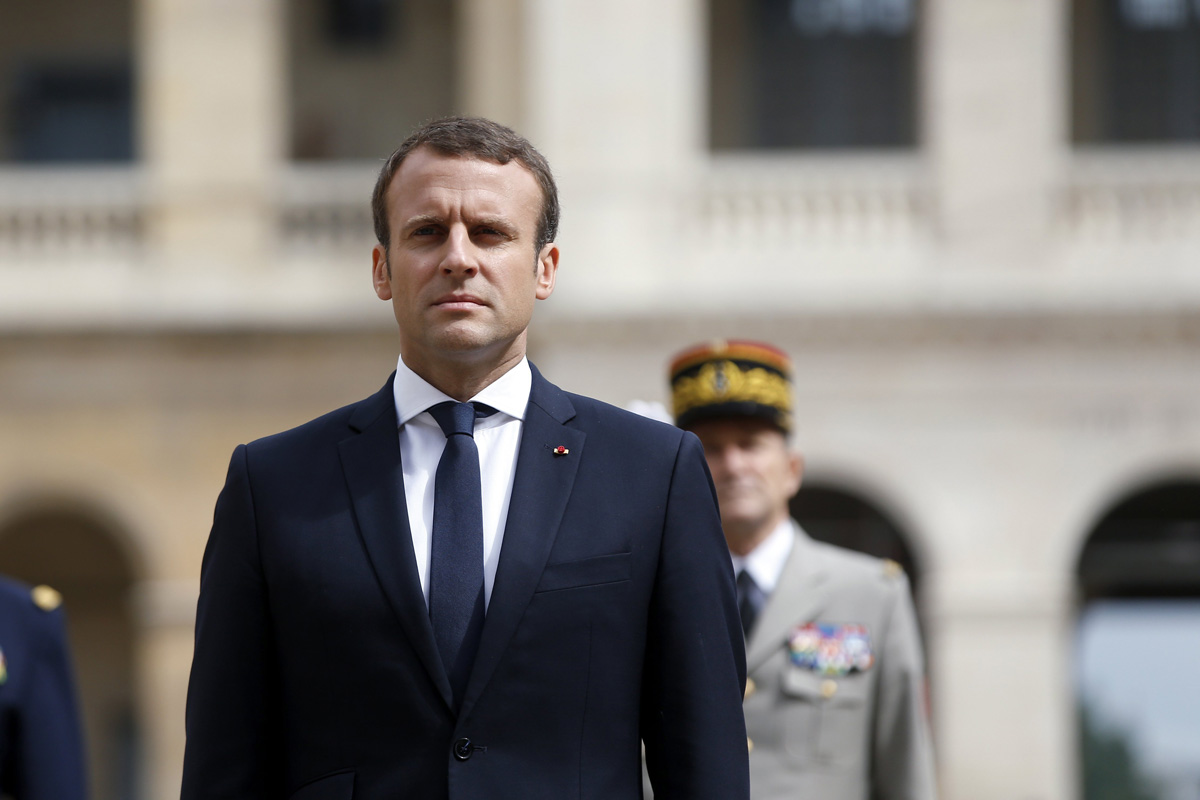 El presidente de Francia, Emmanuel Macron.