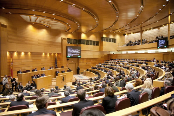 Pleno del Senado. Foto Senado.es