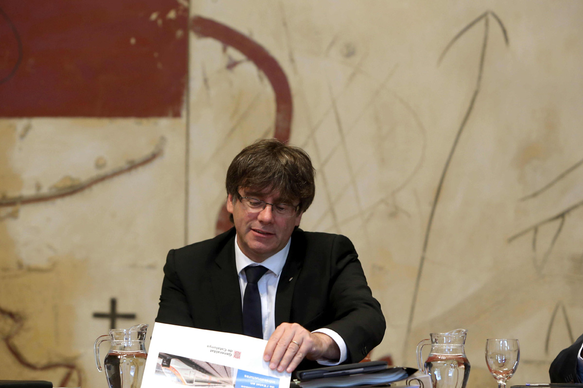 El ex president de la Generalitat, Carles Puigdemont. 