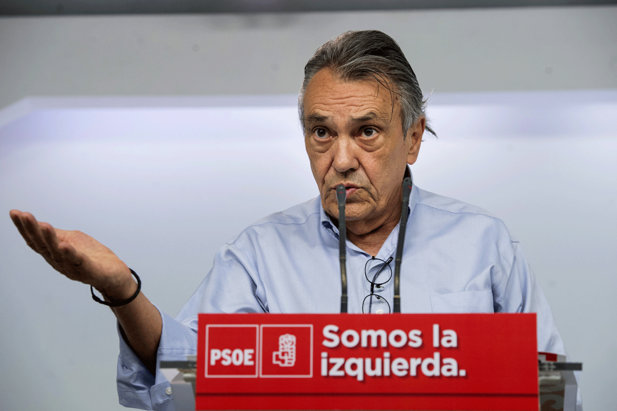 El secretario del Área de Política Económica y Empleo del PSOE, Manuel Escudero.