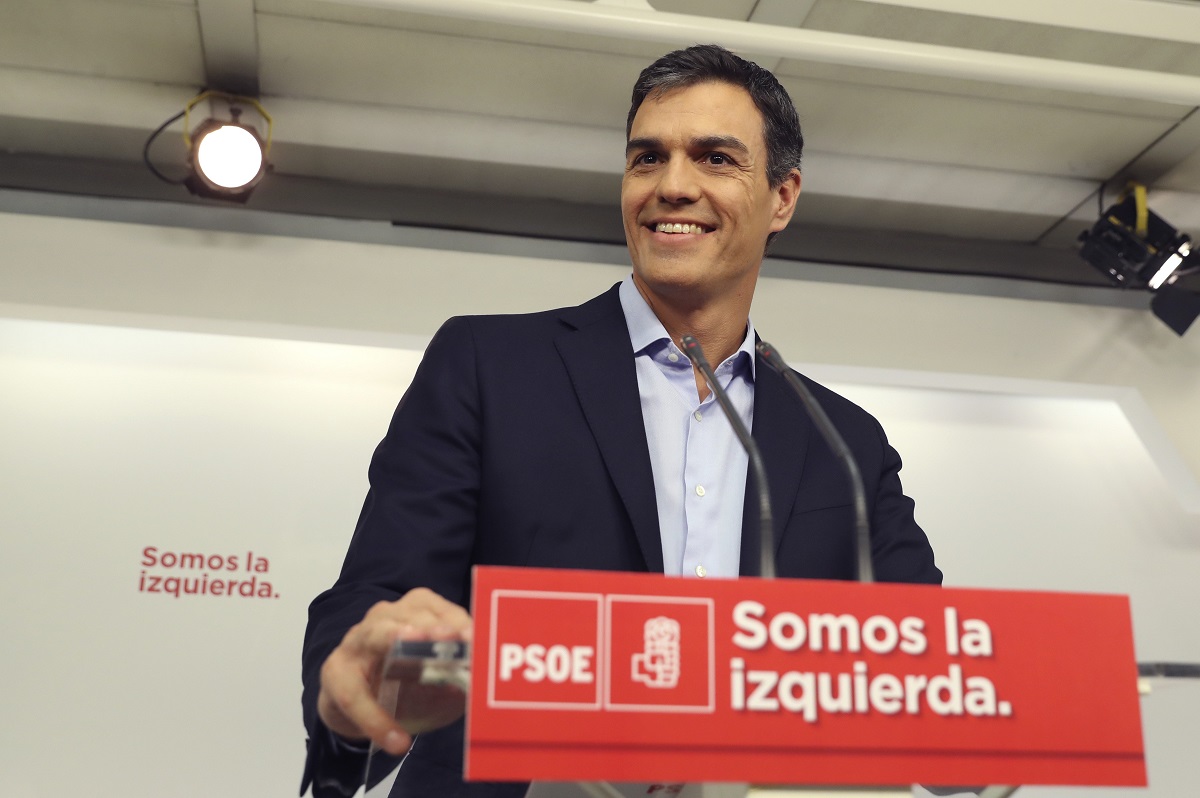 El secretario general del PSOE, Pedro Sánchez