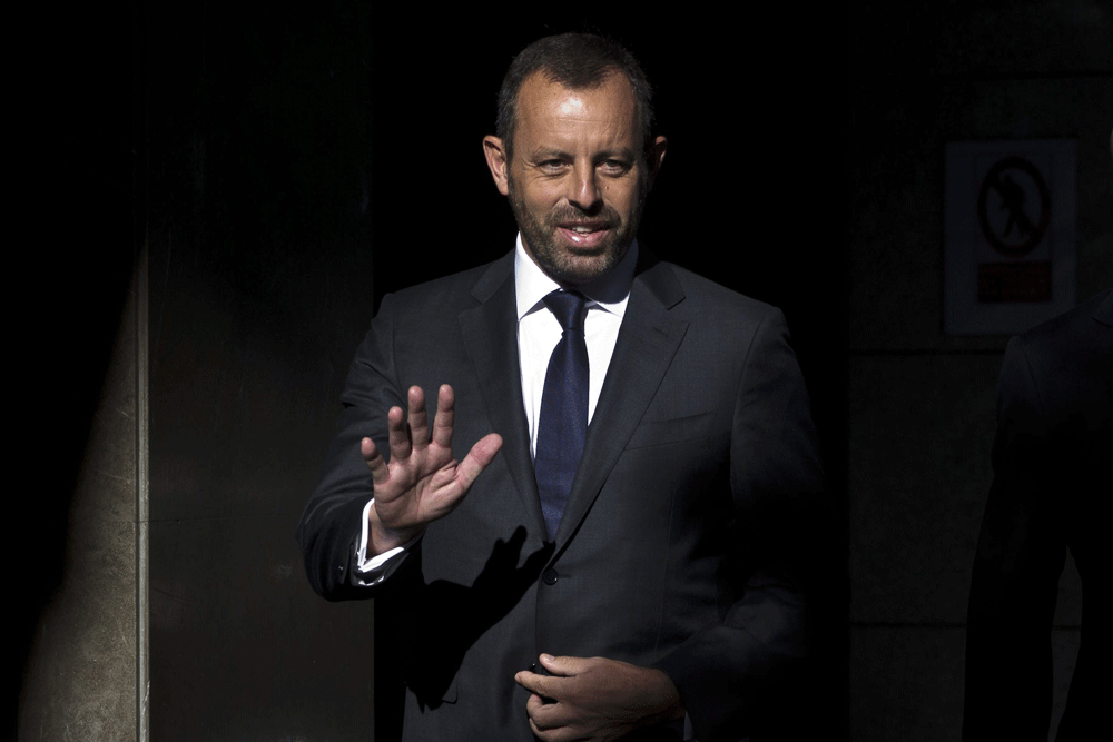 El expresidente del Barcelona Sandro Rosell