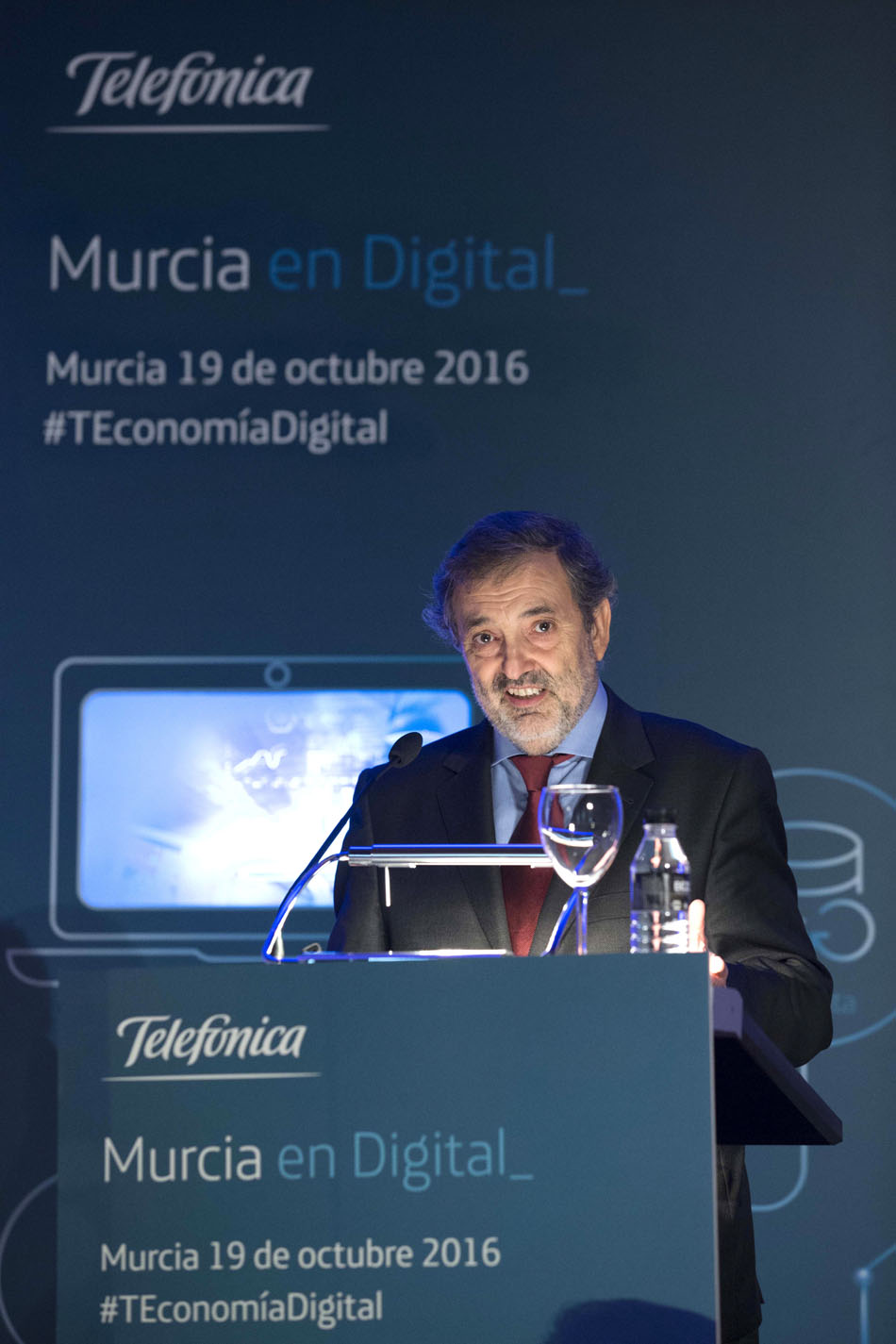 El presidente de Telefónica España, Luis Miguel Gilpérez. 