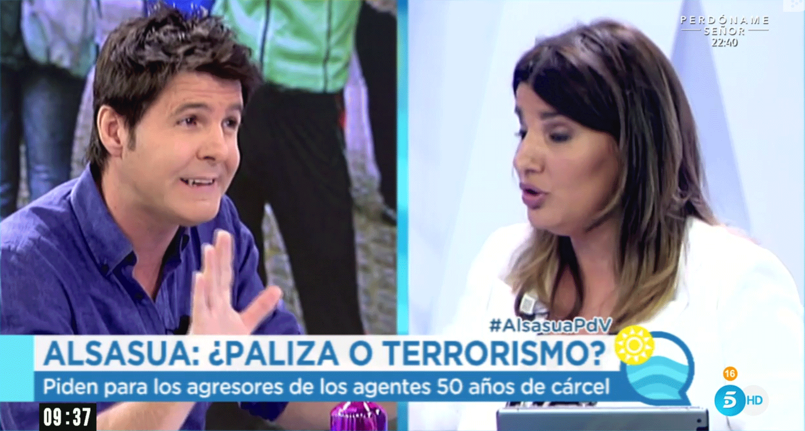 Captura de la discusión entre Cintora y Claver en el Programa del Verano