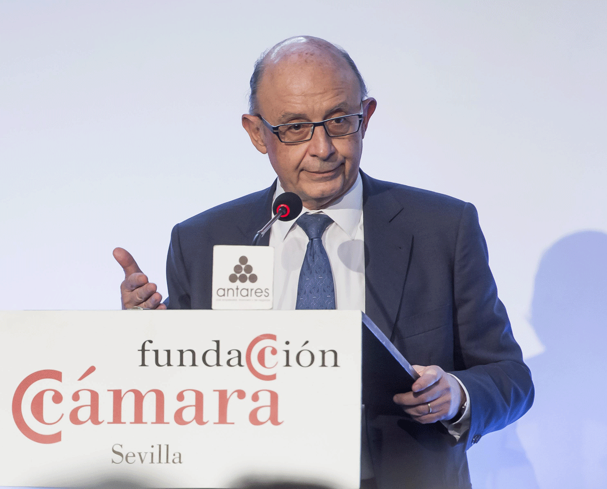 El ministro de Hacienda y Función Pública, Cristóbal Montoro