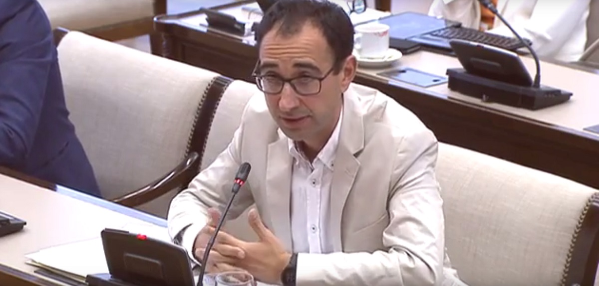 David Serrada (PSOE) portavoz de la Comisión de Interior y vocal de la Comisión de Investigación sobre el uso partidista del Ministerio del Interior