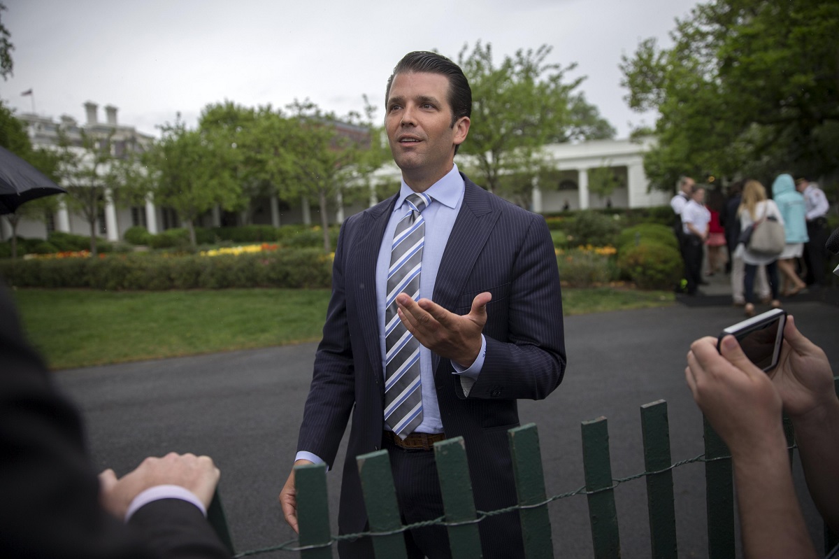 El hijo del presidente estadounidense, Donald Trump Jr fuente EFE