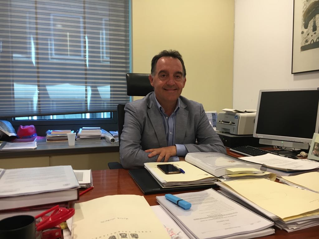 Artemi Rallo, el diputado del PSOE y portavoz en la Comisión sobre la presunta caja B del PP