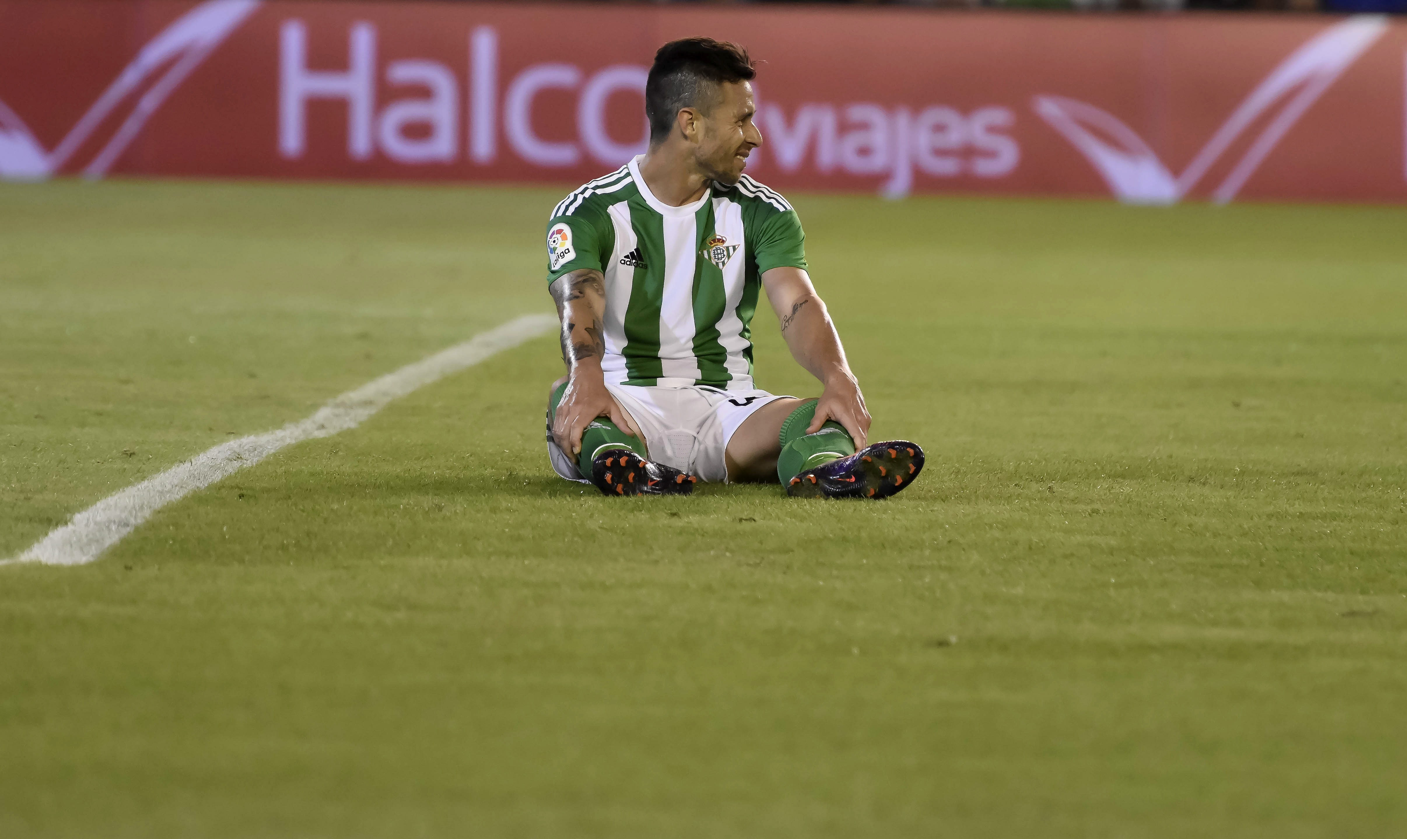 Rubén Castro, durante un encuentro del Betis