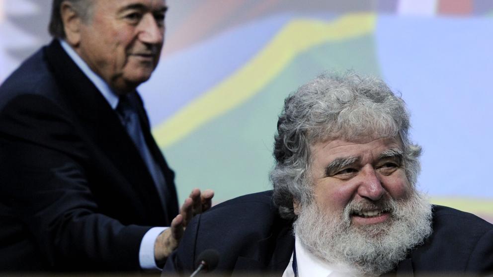 Chuck Blazer durante una rueda de prensa en Abu Dabi en 2009 