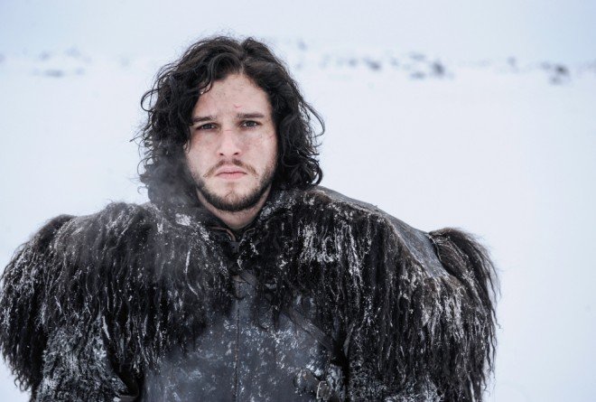 Kit Harington como Jon Nieve en Juego de Tronos 