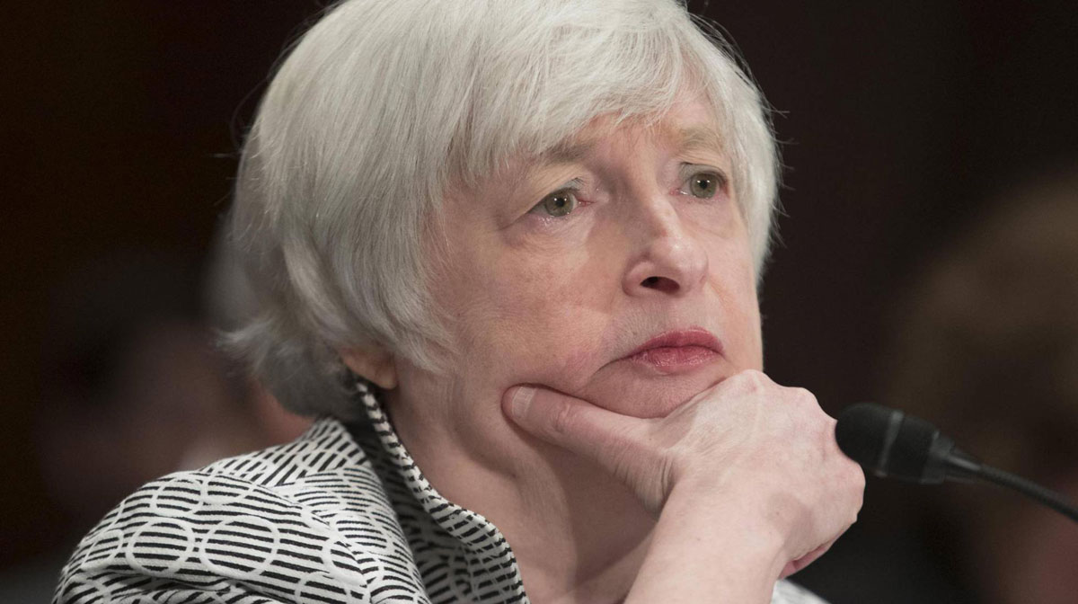 La presidenta de la Reserva Federal, Janet Yellen,