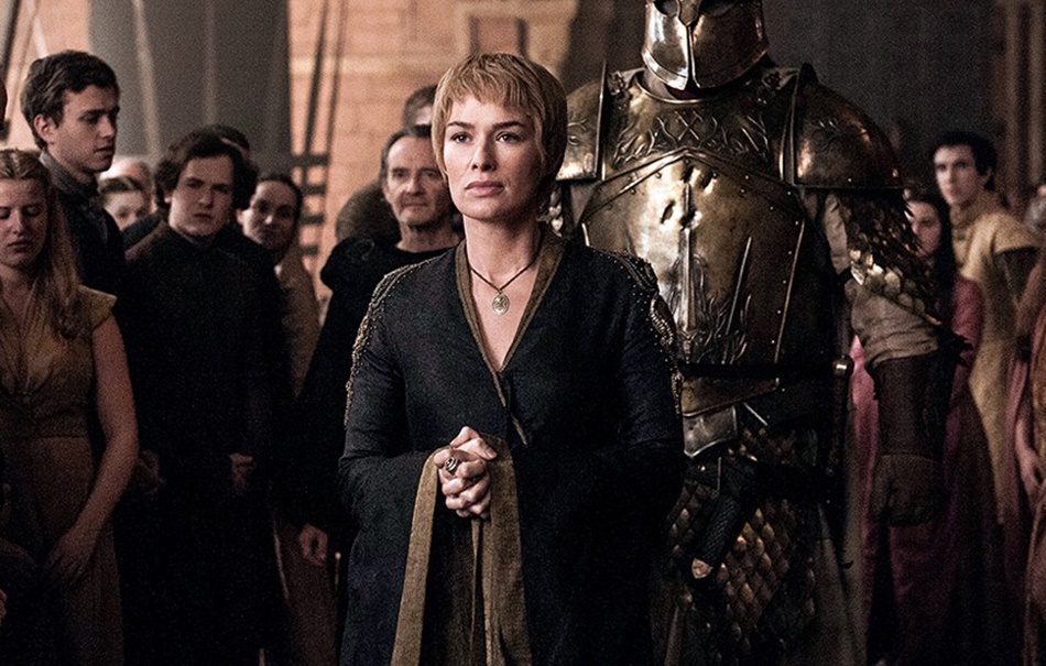 Lena Headey interpretando a Cersei Lannister en 'Juego de Tronos'.