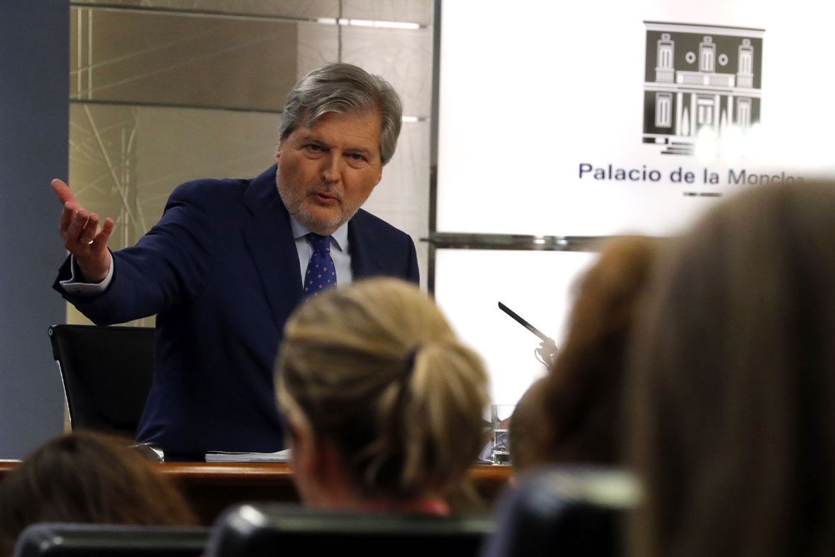 El ministro de Educación, Íñigo Méndez de Vigo. 