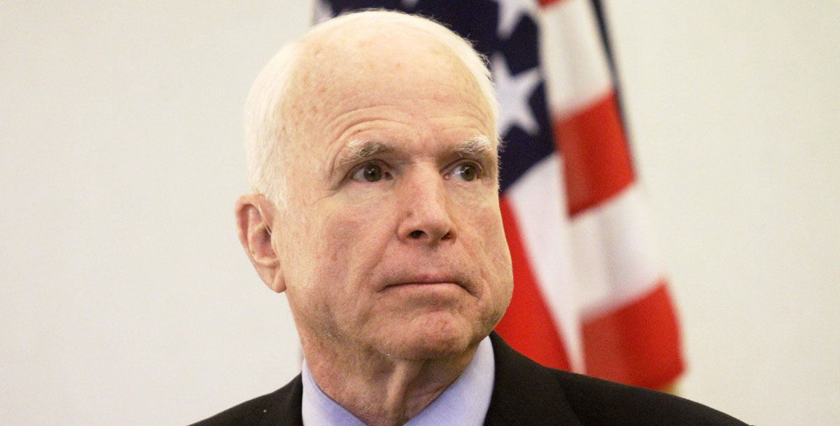 El senador y excandidato republicano a la Presidencia de EE.UU. John McCain.