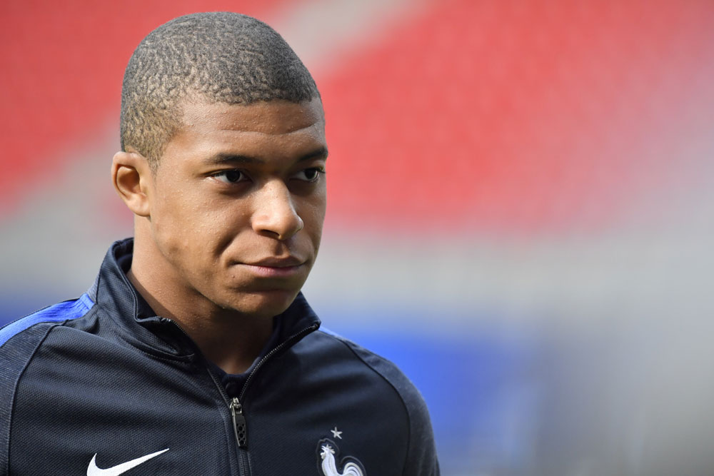 Kylian Mbappé, jugador del Mónaco y de la selección francesa 