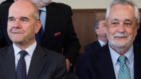 Los expresidentes Manuel Chaves y José Antonio Griñán, en el juicio de los ERE.