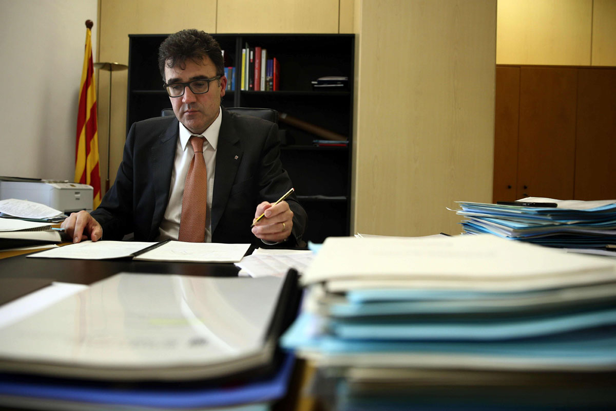 El secretario de Hacienda de la Generalitat, Lluís Salvadó.