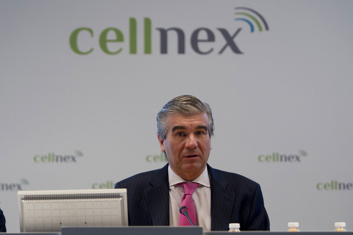 El presidente de la compañía de telecomunicaciones Cellnex Telecom, Francisco Reynés. 