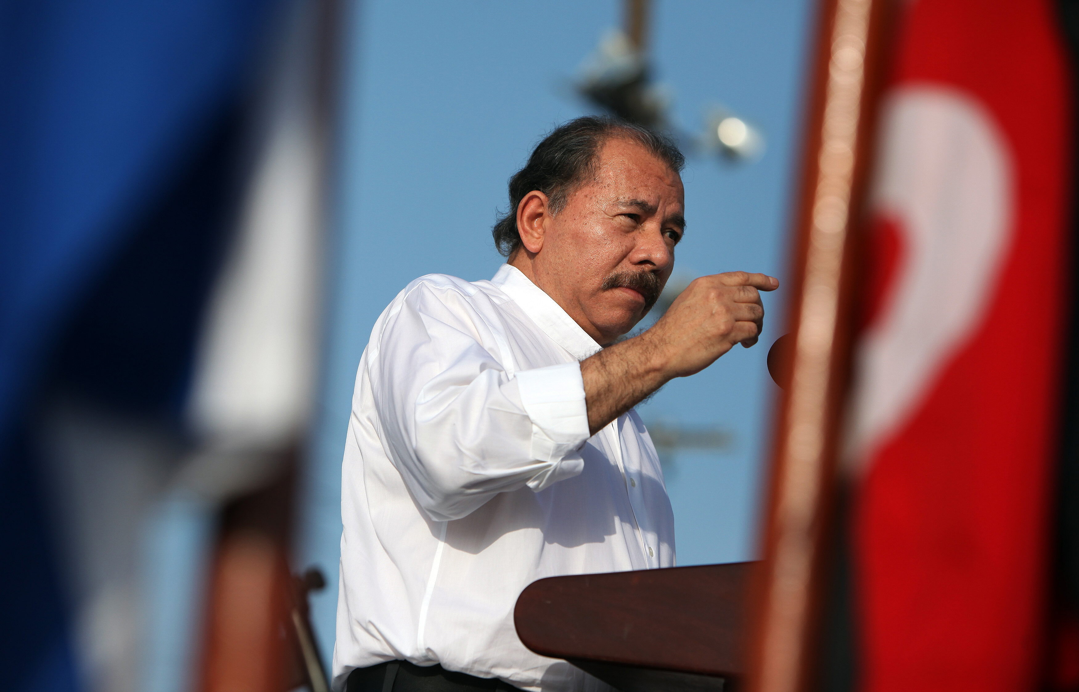 El presidente de Nicaragua, Daniel Ortega. 