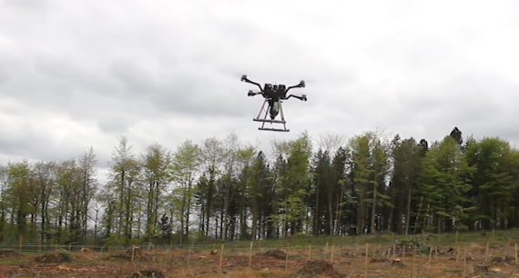 Drones que plantan 100.000 árboles en un día