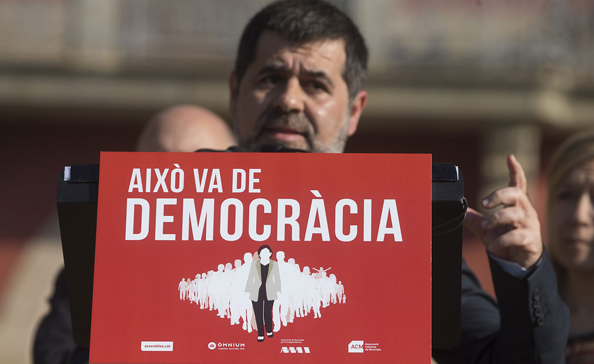 El presidente de la Asamblea Nacional Catalana (ANC)