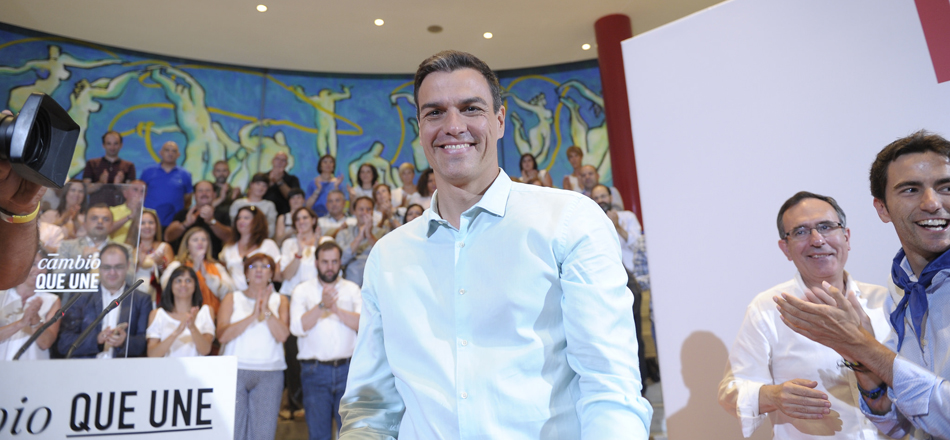 El secretario general del PSOE, Pedro Sánchez