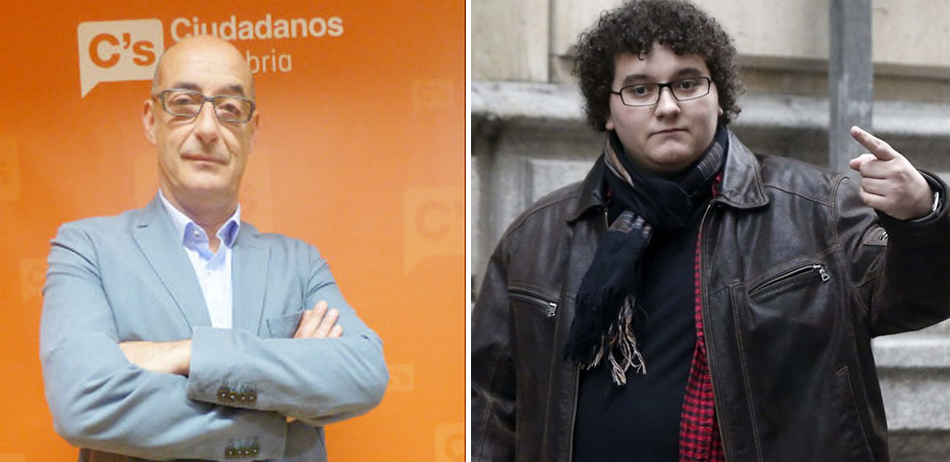 El diputado de Ciudadanos, Félix Álvarez y el humorista Facu Díaz