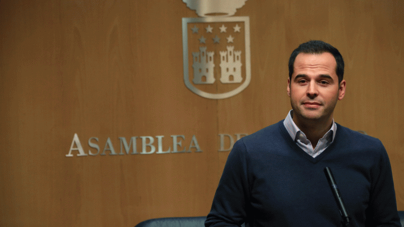 El portavoz de Ciudadanos en la Asamblea de Madrid, Ignacio Aguado.